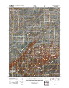 Crescent NE 2011 topographic map thumbnail
