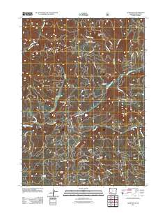 Acker Rock 2011 topographic map thumbnail