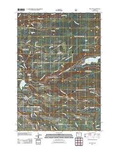 Bull Run 2011 topographic map thumbnail