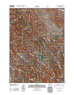 Clover Flat 2011 topographic map thumbnail