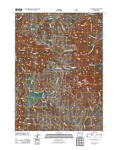 Crook Peak 2011 topographic map thumbnail
