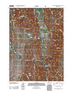 Crooked Creek Valley 2011 topographic map thumbnail