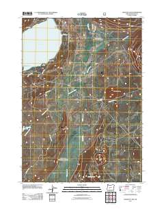 Crescent Lake 2011 topographic map thumbnail