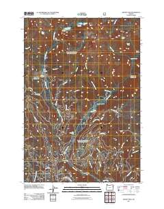 Bennet Peak 2011 topographic map thumbnail