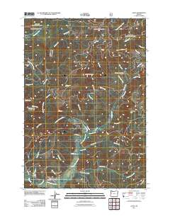 Alsea 2011 topographic map thumbnail