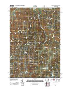 Alsup Mountain 2011 topographic map thumbnail