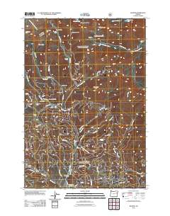 Bourne 2011 topographic map thumbnail