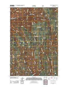Andies Prairie 2011 topographic map thumbnail