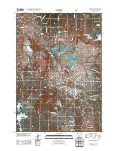 Broken Top 2011 topographic map thumbnail