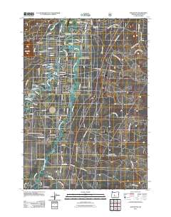 Anns Butte 2011 topographic map thumbnail