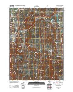 Chiloquin 2011 topographic map thumbnail