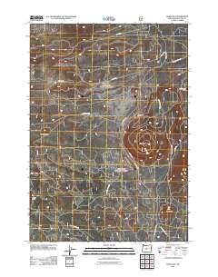 China Hat 2011 topographic map thumbnail