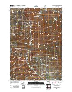 Canyon Mountain 2011 topographic map thumbnail