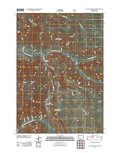 Chucksney Mountain 2011 topographic map thumbnail