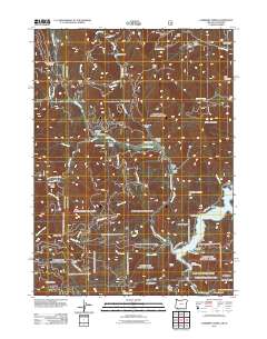 Carberry Creek 2011 topographic map thumbnail