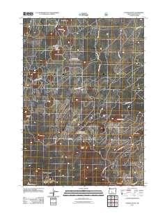 Fuzztail Butte 2011 topographic map thumbnail
