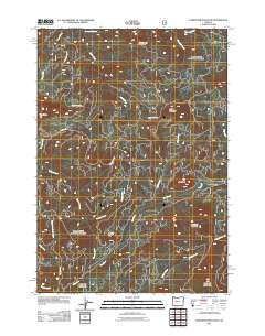 Carpenter Mountain 2011 topographic map thumbnail