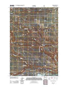 Friend 2011 topographic map thumbnail