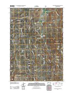Devine Ridge North 2011 topographic map thumbnail