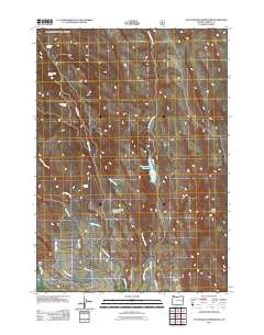 Cottonwood Reservoir 2011 topographic map thumbnail