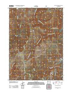 Buckskin Peak 2011 topographic map thumbnail