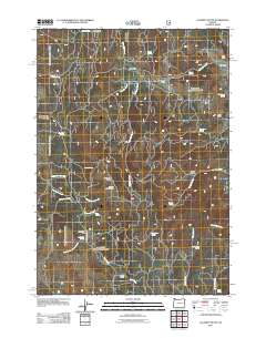 Calamity Butte 2011 topographic map thumbnail