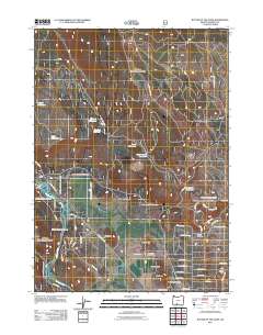 Buttes of the Gods 2011 topographic map thumbnail