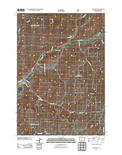 Cadle Butte 2011 topographic map thumbnail