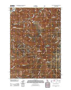 Cuddy Mountain 2011 topographic map thumbnail