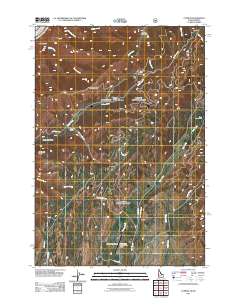 Cuprum 2011 topographic map thumbnail