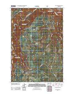 Deep Creek 2011 topographic map thumbnail