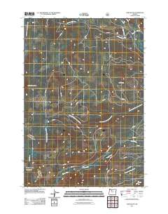Fort Butte 2011 topographic map thumbnail