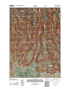 Harney 2011 topographic map thumbnail
