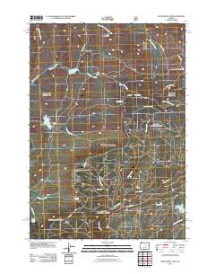 Delintment Lake 2011 topographic map thumbnail