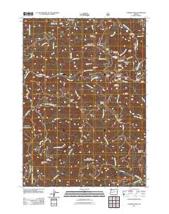 Fairview Peak 2011 topographic map thumbnail