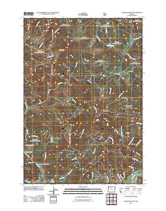 Grass Mountain 2011 topographic map thumbnail