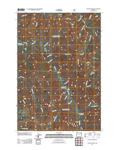 Jim White Ridge 2011 topographic map thumbnail