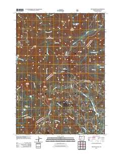 Fish Mountain 2011 topographic map thumbnail