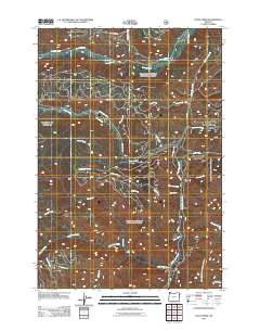 Duck Creek 2011 topographic map thumbnail