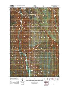 Elk Mountain 2011 topographic map thumbnail