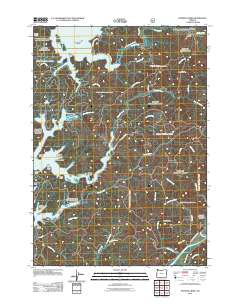 Fivemile Creek 2011 topographic map thumbnail