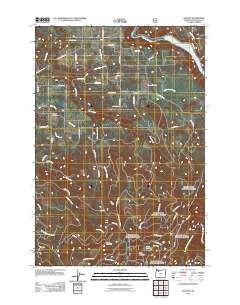 Elwood 2011 topographic map thumbnail
