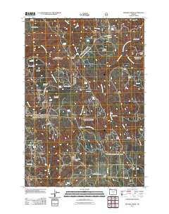 Drumhill Ridge 2011 topographic map thumbnail