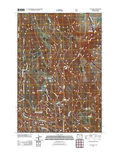 Glass Hill 2011 topographic map thumbnail
