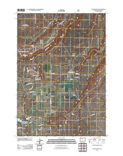 Henkle Butte 2011 topographic map thumbnail