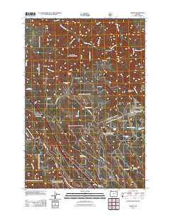 Huron 2011 topographic map thumbnail