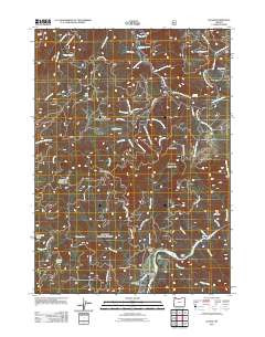 Illahe 2011 topographic map thumbnail