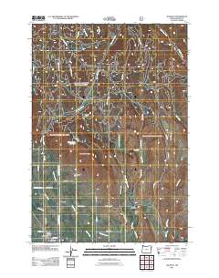 Halfway 2011 topographic map thumbnail
