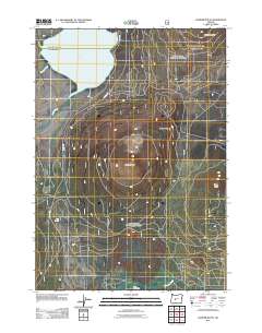 Hamner Butte 2011 topographic map thumbnail