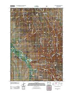 Isham Creek 2011 topographic map thumbnail